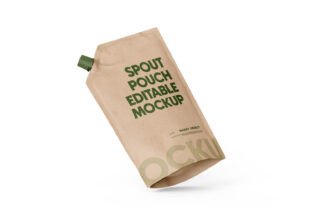 Standup Spout Pouch Mockup Graphic by RAM Studio · Creative Fabrica