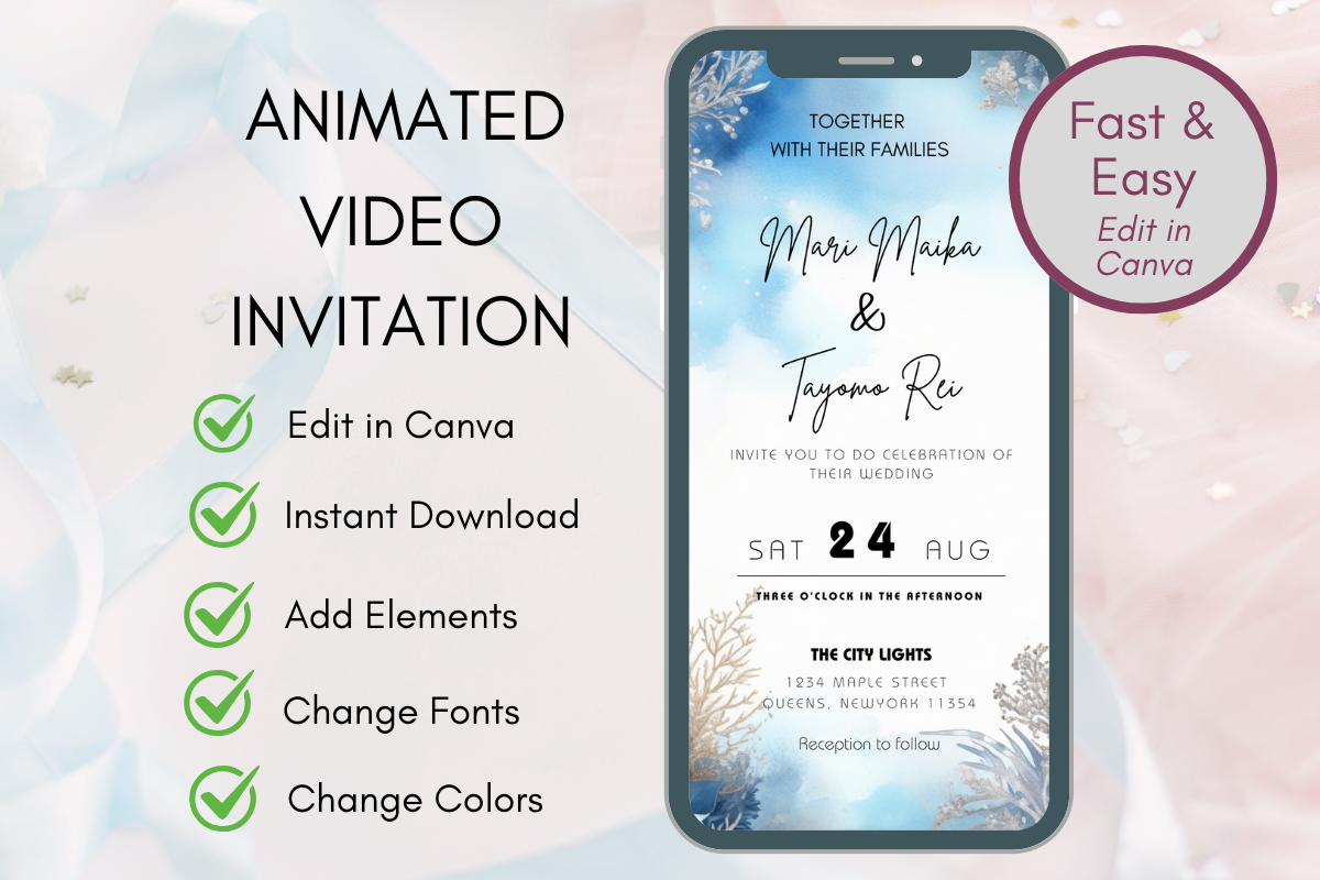 Animated Digital Wedding Invitation
