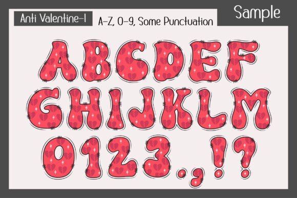 Anti Valentine Font - Preview 2