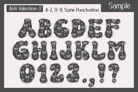Anti Valentine Font - Preview 3