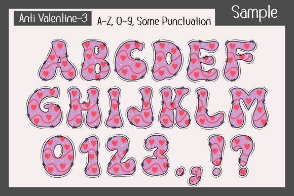 Anti Valentine Font - Preview 4