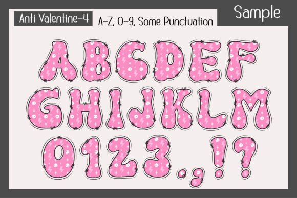Anti Valentine Font - Preview 5