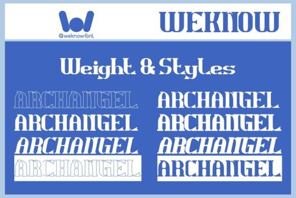 Archangel Font PNG with transparent background - Preview 5