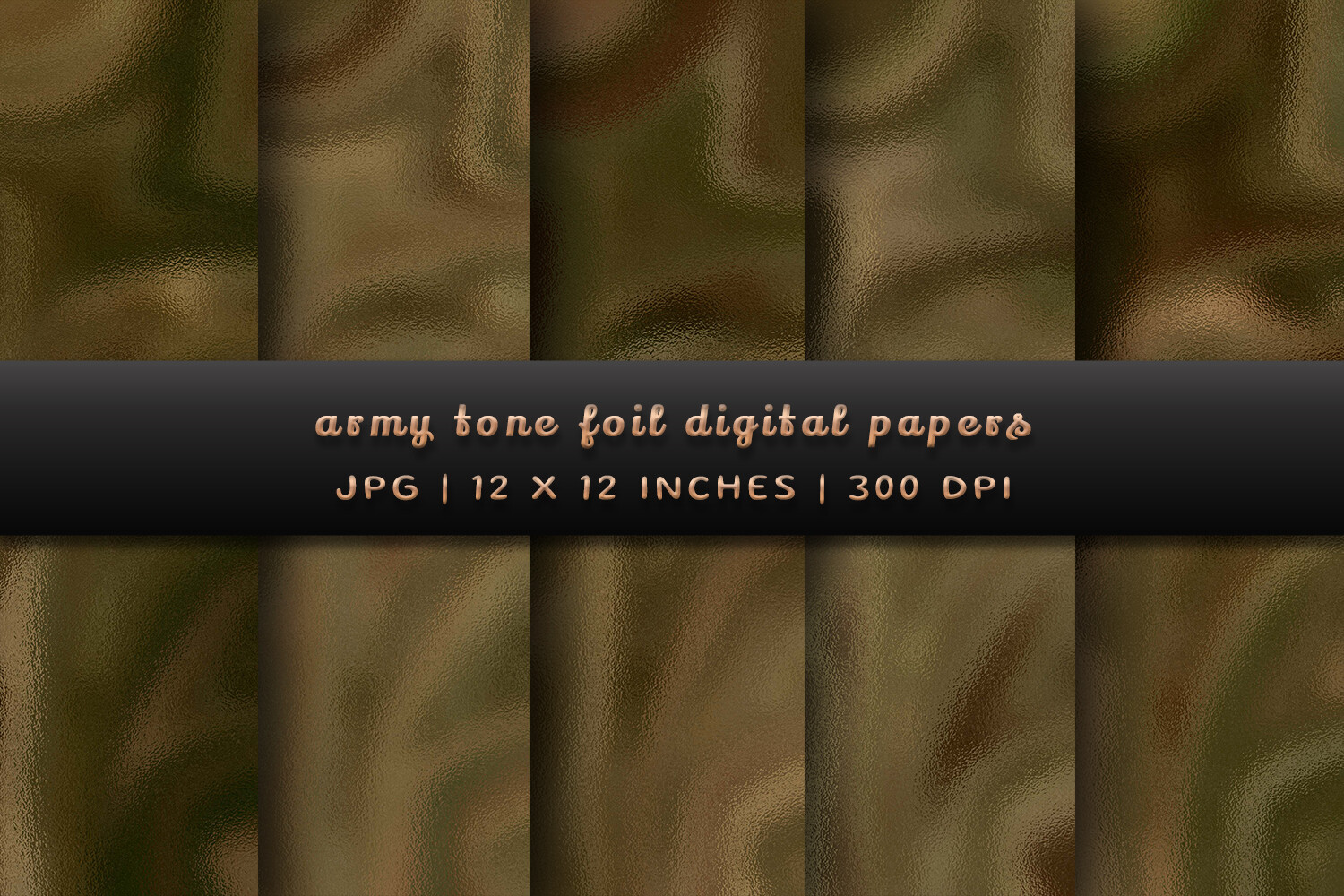 Army Tone Foil Digital Papers Graphic by Pugazh Logan · Creative Fabrica