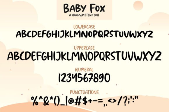 Baby Fox Font - Preview 6