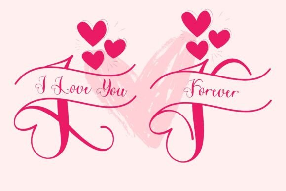 Beautiful Romantic Monogram Font - Preview 3
