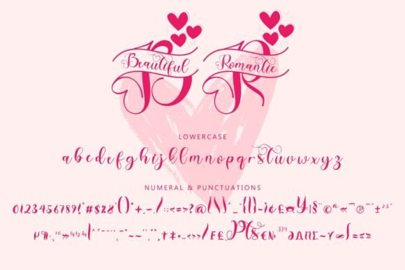 Beautiful Romantic Monogram Font - Preview 5