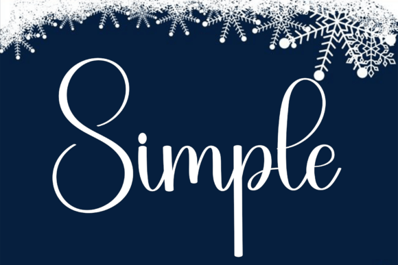 Beauty Snowman Font - Preview 3