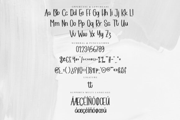 Black Snowy Font - Preview 5