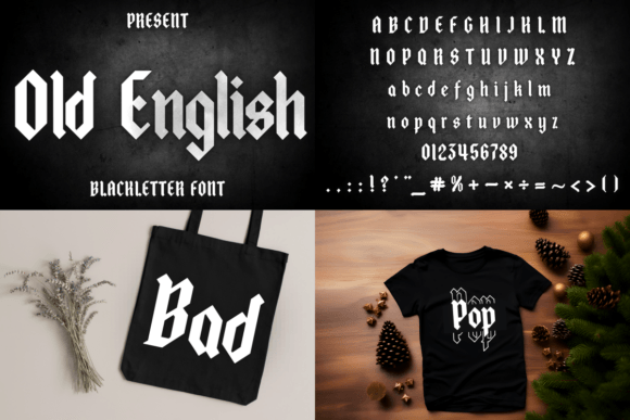 Blackletter Bundle Font - Preview 4