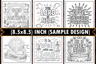 Bold and Easy Bible Verse Coloring Pages Graphic by PixelQuill ...