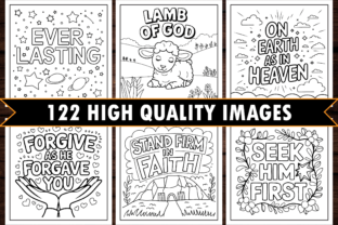 Bold and Easy Bible Verse Coloring Pages Graphic by PixelQuill ...