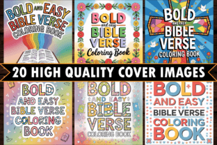 Bold and Easy Bible Verse Coloring Pages Graphic by PixelQuill ...