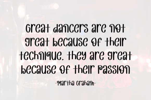 Dance Slow Font - Preview 1