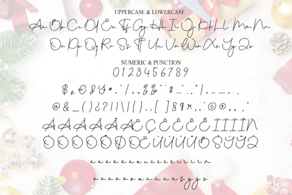 December Christmas Font - Preview 6