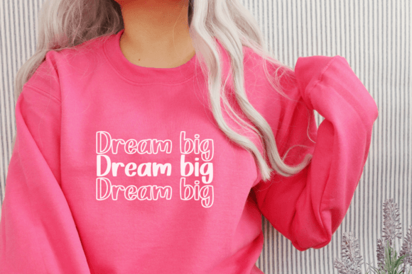 Dream Shared Font PNG with transparent background - Preview 3