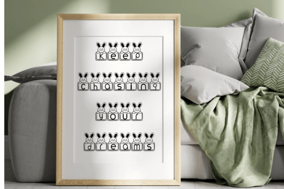 Easter Bunny Font - Preview 4
