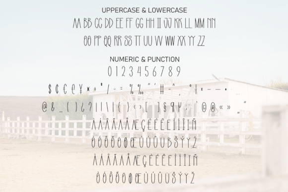 Farmhouse Monogram Font - Preview 6