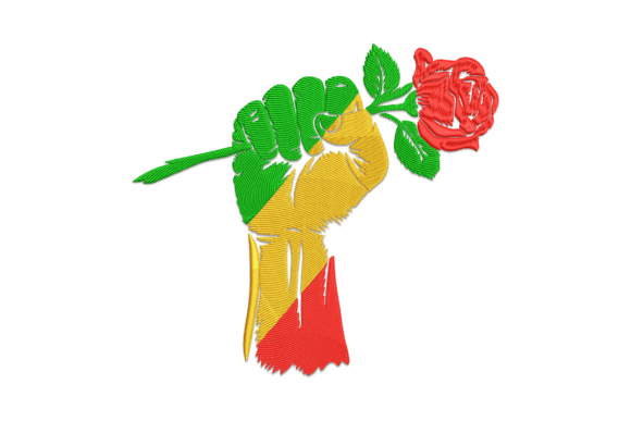 Fist Hand with Rose