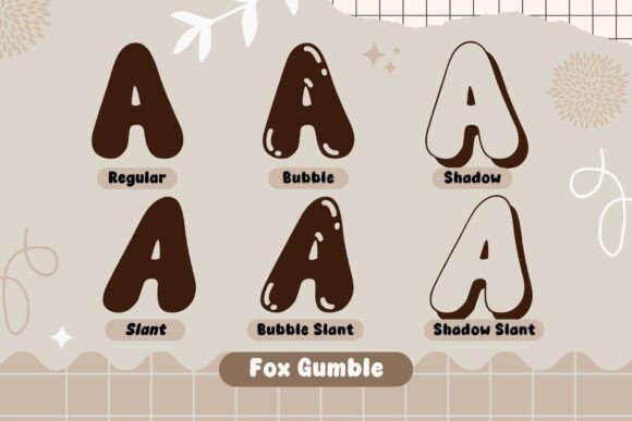 Fox Gumble Font - Preview 1