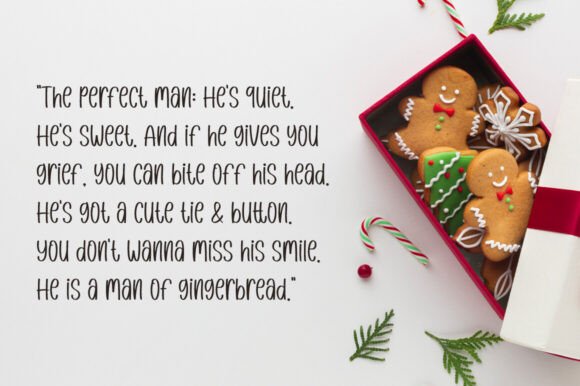 Gingerbread Font - Preview 1