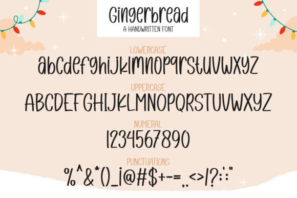 Gingerbread Font - Preview 6