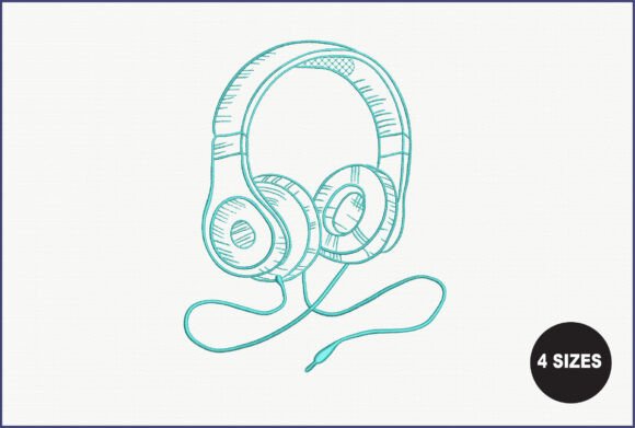 Headphone Embroidery