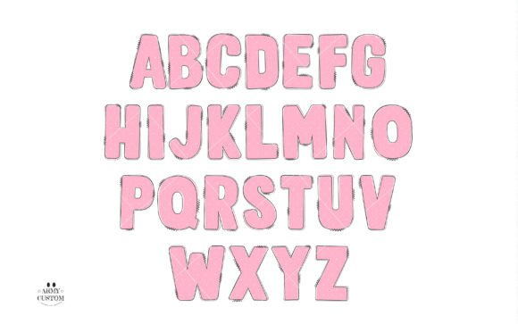 Love Valentine's Army Dot Font PNG with transparent background - Preview 2