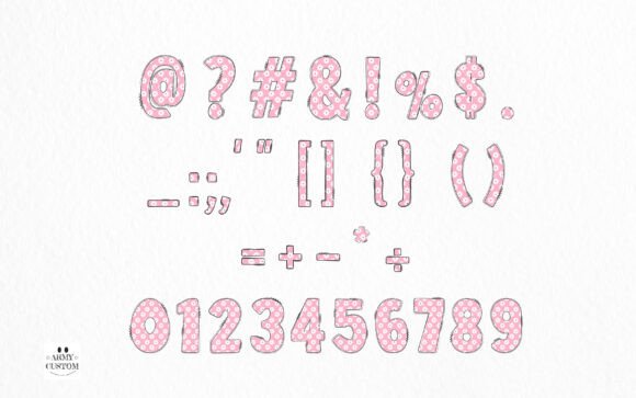 Love Valentine's Army Flower Font PNG with transparent background - Preview 3