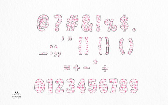 Love Valentine's Army Stripe Font font preview - 3