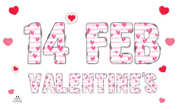 Love Valentine's Army Stripe Font font preview - 4