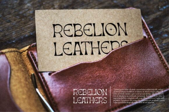 Neworn Uniquen Font PNG with transparent background - Preview 3