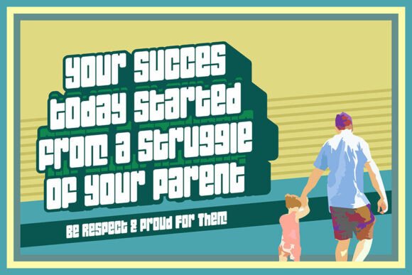 Paztime Font PNG with transparent background - Preview 3