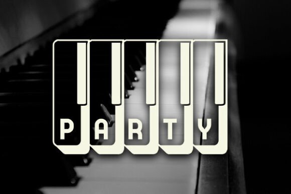 Play That Song Font PNG with transparent background - Preview 1