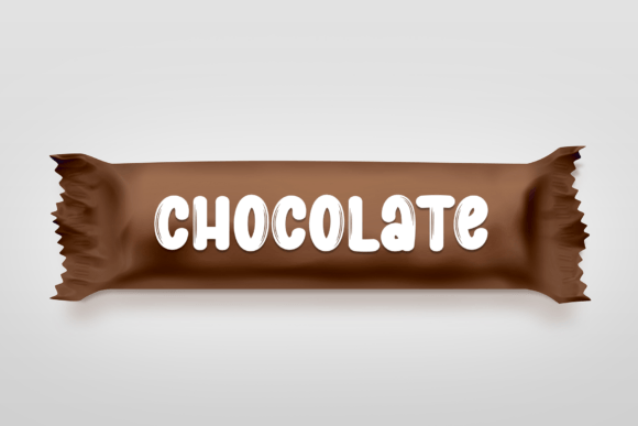 Present Christmas Font PNG with transparent background - Preview 4