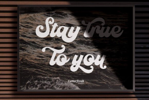 Ringland Script Font PNG with transparent background - Preview 2