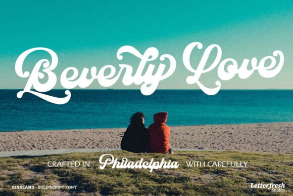Ringland Script Font PNG with transparent background - Preview 4
