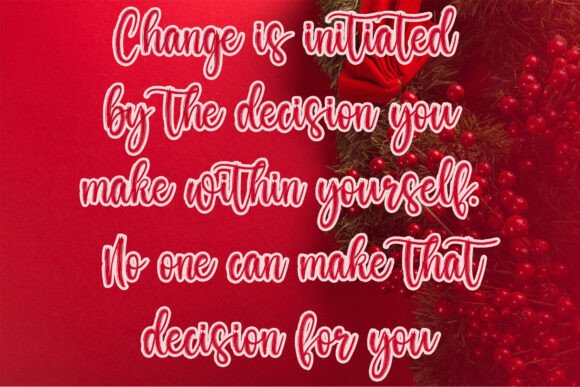 Santa Signature Font PNG with transparent background - Preview 1