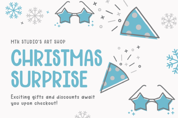 Santa in Town Font PNG with transparent background - Preview 3