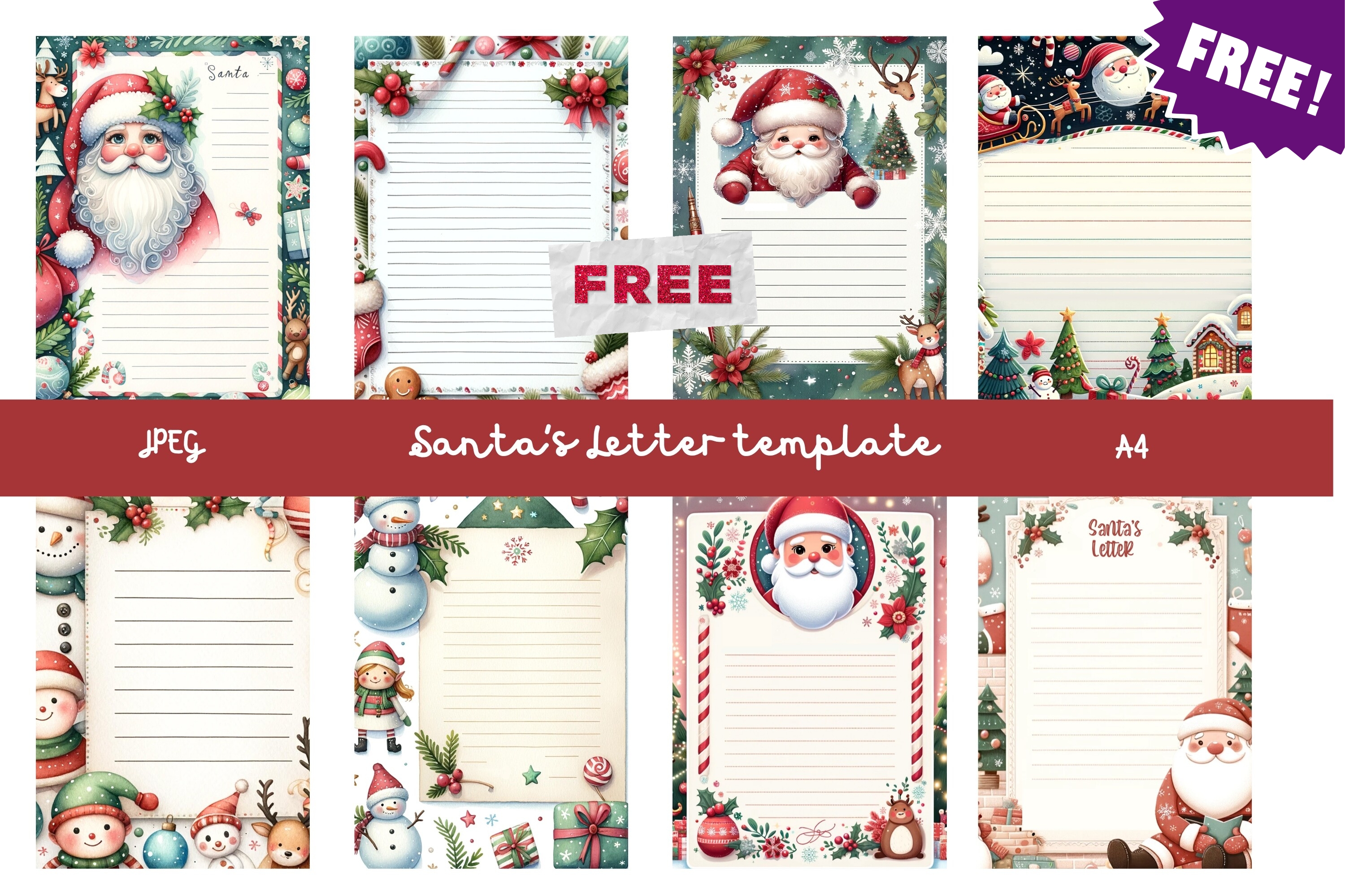 Santa's Letter Template