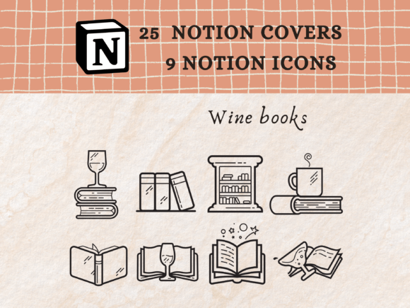 Wine Book Notion Icons
