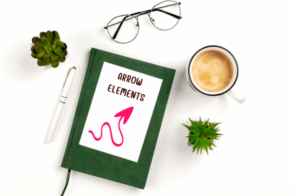 Arrow Elements Font PNG with transparent background - Preview 4