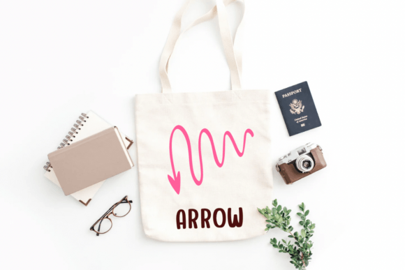 Arrow Elements Font PNG with transparent background - Preview 6