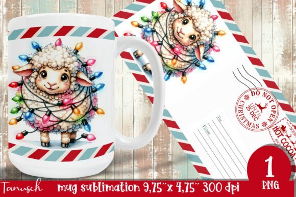Christmas Mug Sublimation Merry Christ Graphics