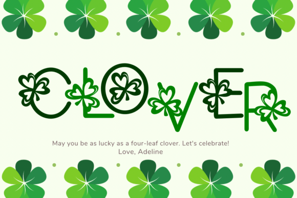 Clover Font - Preview 4