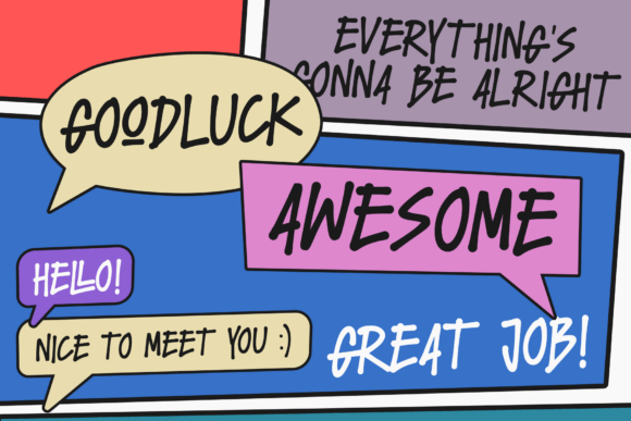 Grain Comic Font - Preview 3