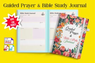 Guided Prayer Bible Study Journal Graphic by CraftVaz · Creative Fabrica