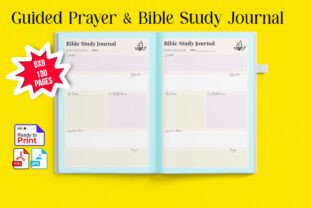 Guided Prayer Bible Study Journal Graphic by CraftVaz · Creative Fabrica