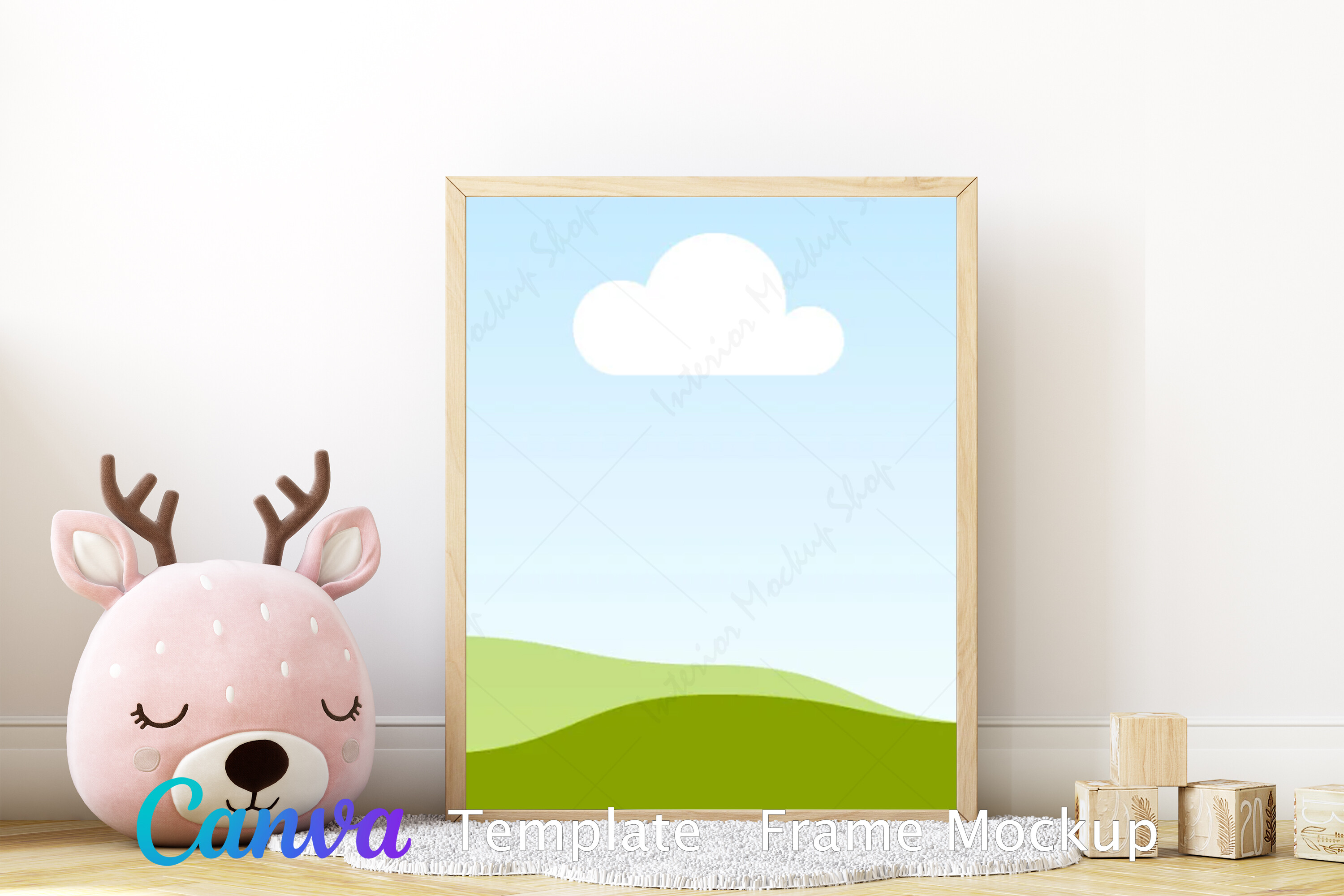 Mockup Kids, Frame Mockup Canva