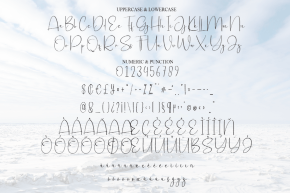 Northpole Font PNG with transparent background - Preview 6